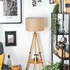 Soungou Lampa stojąca Ecru, Czarny, 1-punktowy
