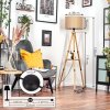 Soungou lampa stojąca kolory naturalne, czarny, 1-punktowy