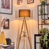 Soungou lampa stojąca kolory naturalne, czarny, 1-punktowy