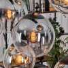 Gastor lampa wisząca, kula świetlna, lampa wisząca bursztynowy, przezroczysty, przydymiony, 8-punktowe