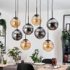 Gastor lampa wisząca, kula świetlna, lampa wisząca bursztynowy, przydymiony, 8-punktowe