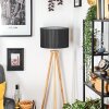 Soungou Lampa stojąca Chrom, Ecru, 1-punktowy