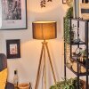 Soungou lampa stojąca kolory naturalne, czarny, 1-punktowy