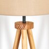 Soungou lampa stojąca kolory naturalne, czarny, 1-punktowy