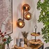 Koyoto Kula świetlna, Lampa ścienna Przezroczysty, W kolorze miedzi, 3-punktowe