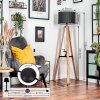 Soungou lampa stojąca kolory naturalne, czarny, 1-punktowy