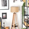 Soungou lampa stojąca kolory naturalne, czarny, 1-punktowy