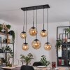 Gastor Lampa wisząca, Kula świetlna, Lampa wisząca W kolorze bursztynu, 6-punktowe