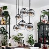Gastor Lampa wisząca, Kula świetlna, Lampa wisząca Przezroczysty, Przydymiony, 6-punktowe
