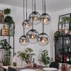 Gastor Lampa wisząca, Kula świetlna, Lampa wisząca Przezroczysty, Przydymiony, 6-punktowe