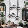 Gastor Lampa wisząca, Kula świetlna, Lampa wisząca Przezroczysty, Przydymiony, 6-punktowe