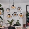 Gastor lampa wisząca, kula świetlna, lampa wisząca bursztynowy, przezroczysty, przydymiony, 6-punktowe