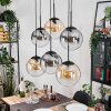 Gastor Lampa wisząca, Kula świetlna, Lampa wisząca W kolorze bursztynu, Przezroczysty, Przydymiony, 6-punktowe