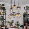 Gastor lampa wisząca, kula świetlna, lampa wisząca bursztynowy, przezroczysty, przydymiony, 6-punktowe