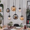 Gastor lampa wisząca, kula świetlna, lampa wisząca bursztynowy, przezroczysty, przydymiony, 6-punktowe