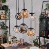 Gastor lampa wisząca, kula świetlna, lampa wisząca bursztynowy, przezroczysty, przydymiony, 6-punktowe