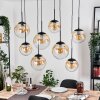 Gastor Lampa wisząca, Kula świetlna, Lampa wisząca W kolorze bursztynu, Przezroczysty, 8-punktowe