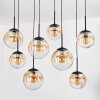 Gastor Lampa wisząca, Kula świetlna, Lampa wisząca W kolorze bursztynu, Przezroczysty, 8-punktowe