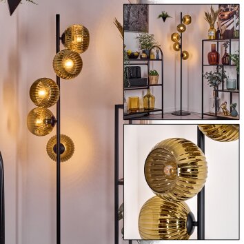 Koyoto lampa stojąca 31 cm złoty, 5-punktowe