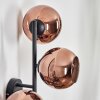 Koyoto Kula świetlna, Lampa ścienna W kolorze miedzi, 3-punktowe