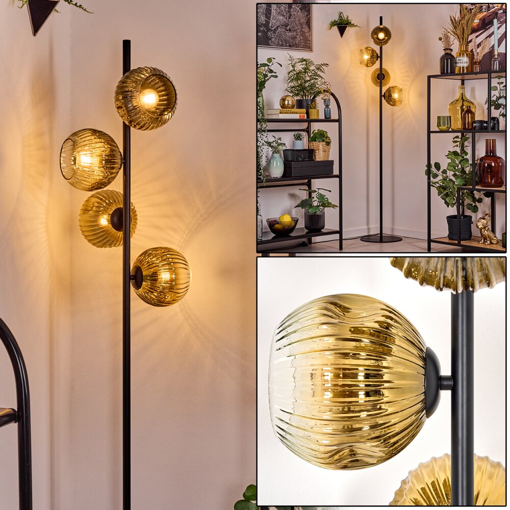 Ripoll Lampa stojąca Złoty, Przezroczysty, 4-punktowe main product photo