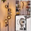 Koyoto Lampa stojąca 31 cm Chrom, Przezroczysty, Przydymiony, 6-punktowe
