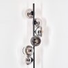 Koyoto Lampa stojąca 31 cm Chrom, Przezroczysty, Przydymiony, 6-punktowe