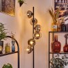 Koyoto Lampa stojąca 31 cm Chrom, Przezroczysty, Przydymiony, 6-punktowe
