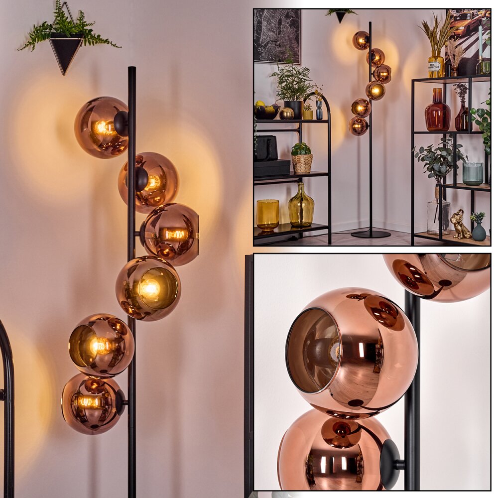 Koyoto Lampa stojąca W kolorze miedzi, 6-punktowe main product photo