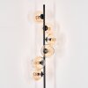 Koyoto lampa stojąca 31 cm bursztynowy, przezroczysty, 6-punktowe
