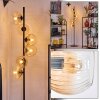 Koyoto Lampa stojąca 31 cm W kolorze bursztynu, Przezroczysty, 6-punktowe