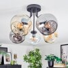 Ripoll lampa sufitowa, kula świetlna bursztynowy, przezroczysty, przydymiony, 5-punktowe