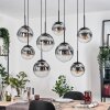 Gastor Lampa wisząca, Kula świetlna, Lampa wisząca Przezroczysty, Przydymiony, 8-punktowe