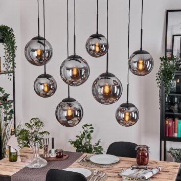 Gastor Lampa wisząca, Kula świetlna, Lampa wisząca Przydymiony, 8-punktowe Gastor Lampa wisząca, Kula świetlna, Lampa wisząca Przydymiony, 8-punktowe