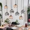 Koyoto Lampa wisząca, Kula świetlna, Lampa wisząca Ecru, Czarny, 8-punktowe