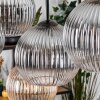 Koyoto Lampa wisząca, Kula świetlna, Lampa wisząca Ecru, Czarny, 8-punktowe