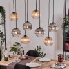 Koyoto Lampa wisząca, Kula świetlna, Lampa wisząca Ecru, Czarny, 8-punktowe