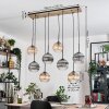 Koyoto lampa wisząca, kula świetlna, lampa wisząca kolory naturalne, czarny, 8-punktowe