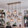 Koyoto Lampa wisząca, Kula świetlna, Lampa wisząca Ecru, Czarny, 8-punktowe