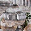 Koyoto Lampa wisząca, Kula świetlna, Lampa wisząca Ecru, Czarny, 8-punktowe