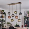 Koyoto lampa wisząca, kula świetlna, lampa wisząca kolory naturalne, czarny, 8-punktowe
