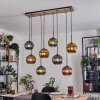 Koyoto Lampa wisząca, Kula świetlna, Lampa wisząca Ecru, Czarny, 8-punktowe