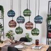 Koyoto Lampa wisząca, Kula świetlna, Lampa wisząca Ecru, Czarny, 8-punktowe