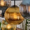 Koyoto Lampa wisząca, Kula świetlna, Lampa wisząca Ecru, Czarny, 8-punktowe