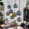 Koyoto Lampa wisząca, Kula świetlna, Lampa wisząca Ecru, Czarny, 8-punktowe