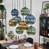 Koyoto lampa wisząca, kula świetlna, lampa wisząca kolory naturalne, czarny, 8-punktowe
