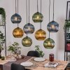 Koyoto lampa wisząca, kula świetlna, lampa wisząca kolory naturalne, czarny, 8-punktowe