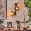 Koyoto Kula świetlna, Lampa ścienna Przezroczysty, Przydymiony, 3-punktowe