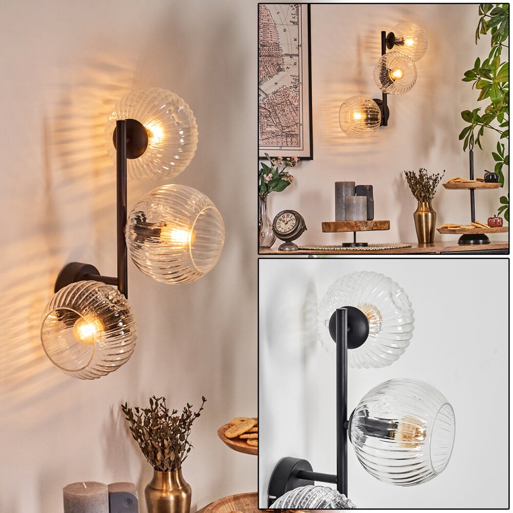 Ripoll Kula świetlna, Lampa ścienna Przezroczysty, 3-punktowe main product photo