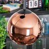 Koyoto Lampa wisząca, Kula świetlna, Lampa wiszącego klastra 30 cm W kolorze miedzi, 3-punktowe